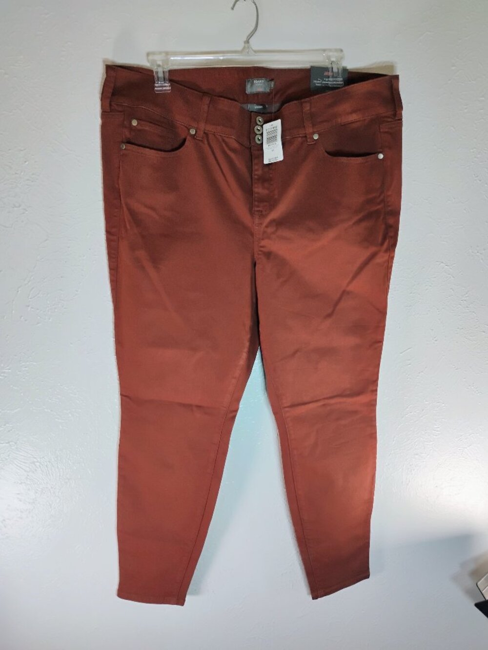 Torrid Super Soft Brushed Stretch Jegging Brown Women's Size 22R New With Tags